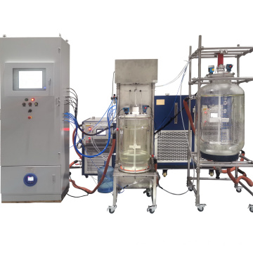 QI YU 50L filter glass reactor with PLC control automation